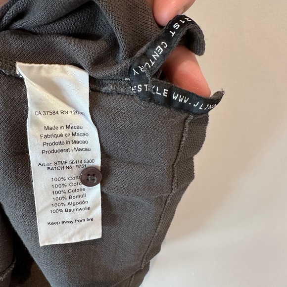 J Lindeberg Polo in Graphite Color - Picture 4 of 5